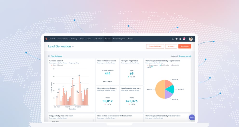 Show stats and information of HubSpot Automation system 