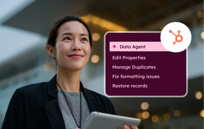 hubspot data agent interface
